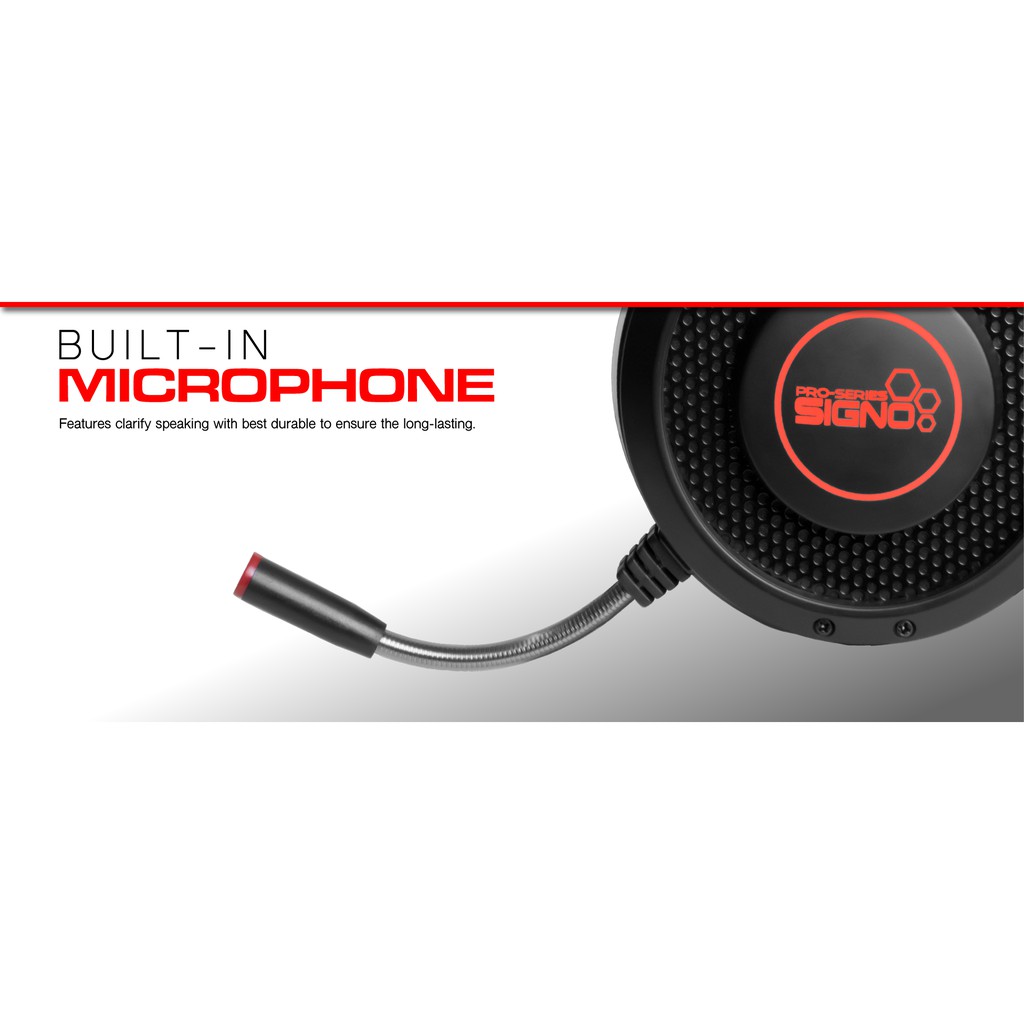 หูฟังเกมมิ่ง SIGNO HP-825 หูฟังคอม Gaming Headset USB เสียง Virtual Surround 7.1 ประกัน 1 ปี