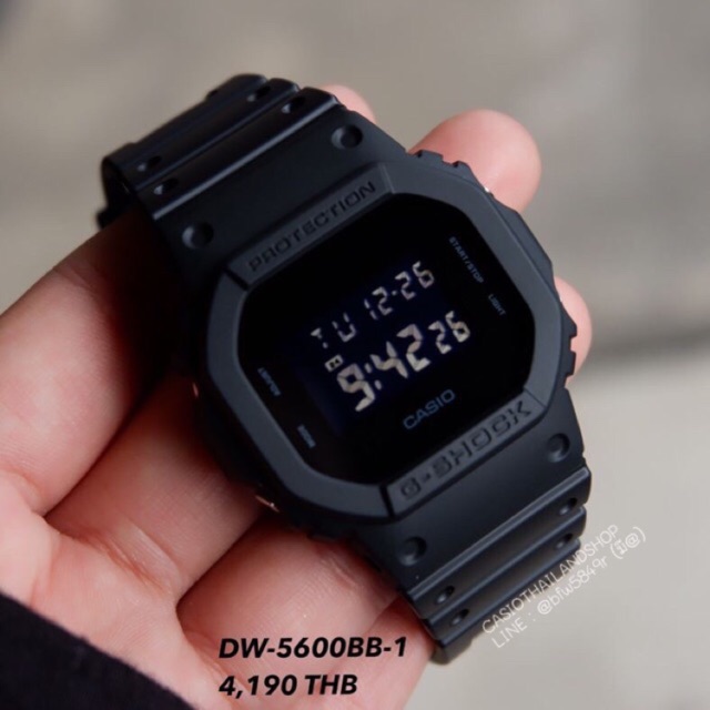 🎁CASIO G-SHOCK DW-5600BB-1 ของแท้ 100% พร้อมส่ง ประกัน 1 ปี