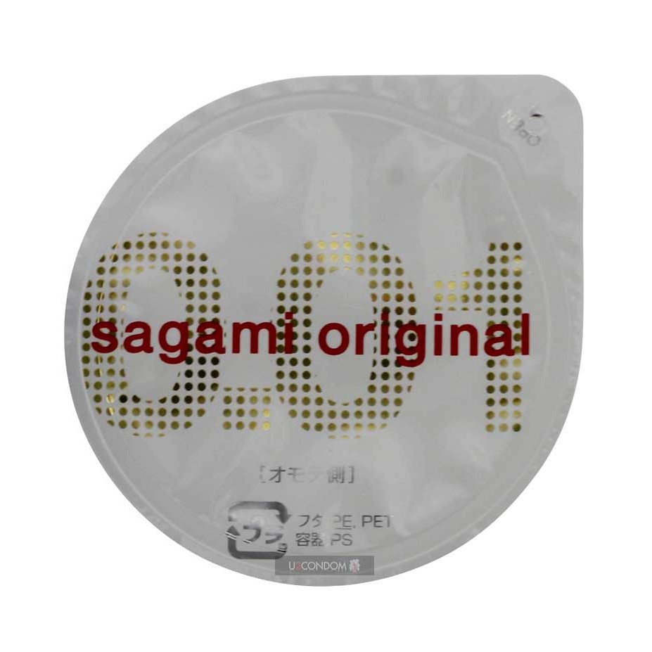 Sagami Original 0.01 ถุงยางอนามัยบางที่สุดในโลก บางเพียง 0.01 มม.นำเข้าจากญี่ปุ่น 1 ชิ้น