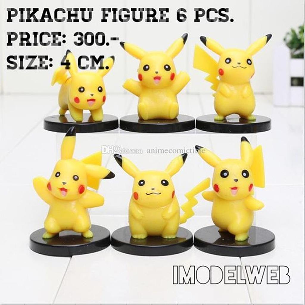 Pikachu Figure 6 pcs.