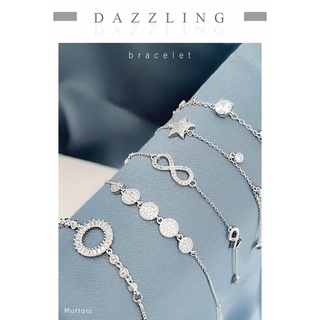 สร้อยข้อมือMottashopเรียบหรูในราคาหลักร้อย "Dazzling Bracelet" ☁️ สไตล์สาวเกาหลีเกาใจ