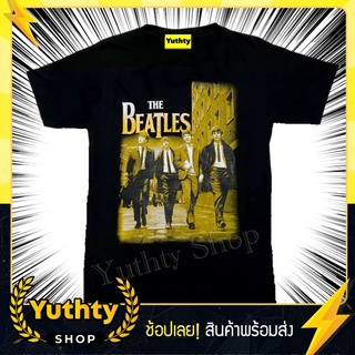 เสื้อยืดเสื้อวง The Beatles เสื้อยืดแฟชั่นวินเทจ90 ไม่มีตะเข็บข้าง ใส่ได้ทั้งชายและหญิง