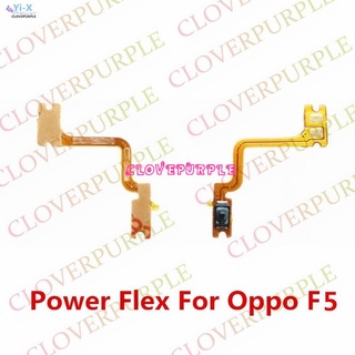 สายเคเบิ้ลปุ่มเปิดปิด แบบยืดหยุ่น สําหรับ Oppo F5