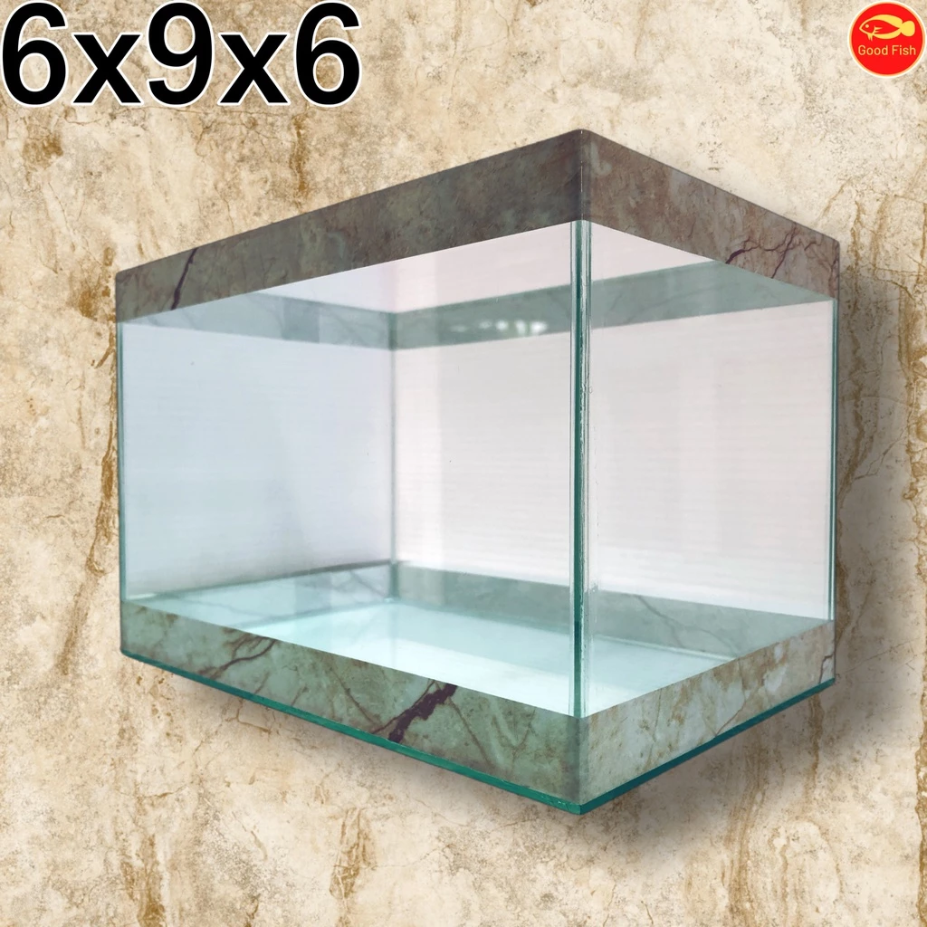 ตู้ปลา โหลปลา ขนาด6x9x6นิ้ว กระจก3มิล งานคุณภาพดี สินค้ามีประกัน thumbnail 7
