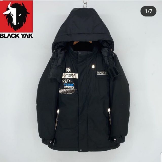 เสื้อกันหนาว Parka สีดำ แบรนด์ Black Yak ใส่ติดลบหนักได้