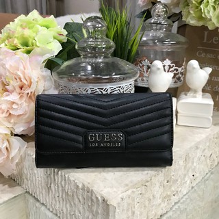 GUESS FACTORY WOMENS WALLET กระเป๋าสตางค์ใบยาว3พับดีไซน์สวยรุ่นใหม่ล่าสุด