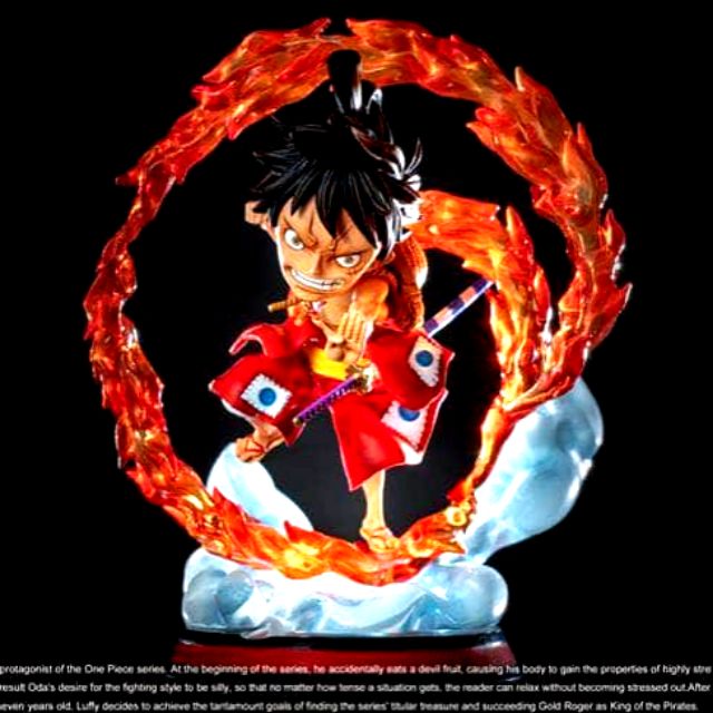 WCF Luffy Red Hawk Wano By W17 Studio