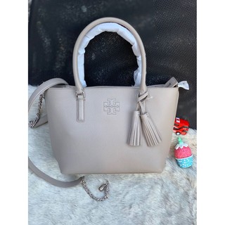 TORY BURCH Thea Small Convertible Bag สี french grey