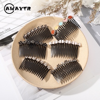 AWAYTR New Bangs Comb Plate Hair Comb Temperament Toothed Hairpin Headdress Hair Accessories