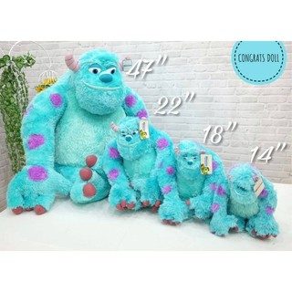 (ลิขสิทธิ์แท้ ส่งฟรี) 14 / 18 นิ้ว ซัลลี่ Sulley มอนสเตอร์ อิงค์ Monsters Inc Sully ตุ๊กตา