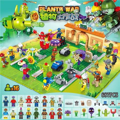 Assembly | Building Blocks Plants vs. Zombies Puzzle Toys ] [Guangdong ...
