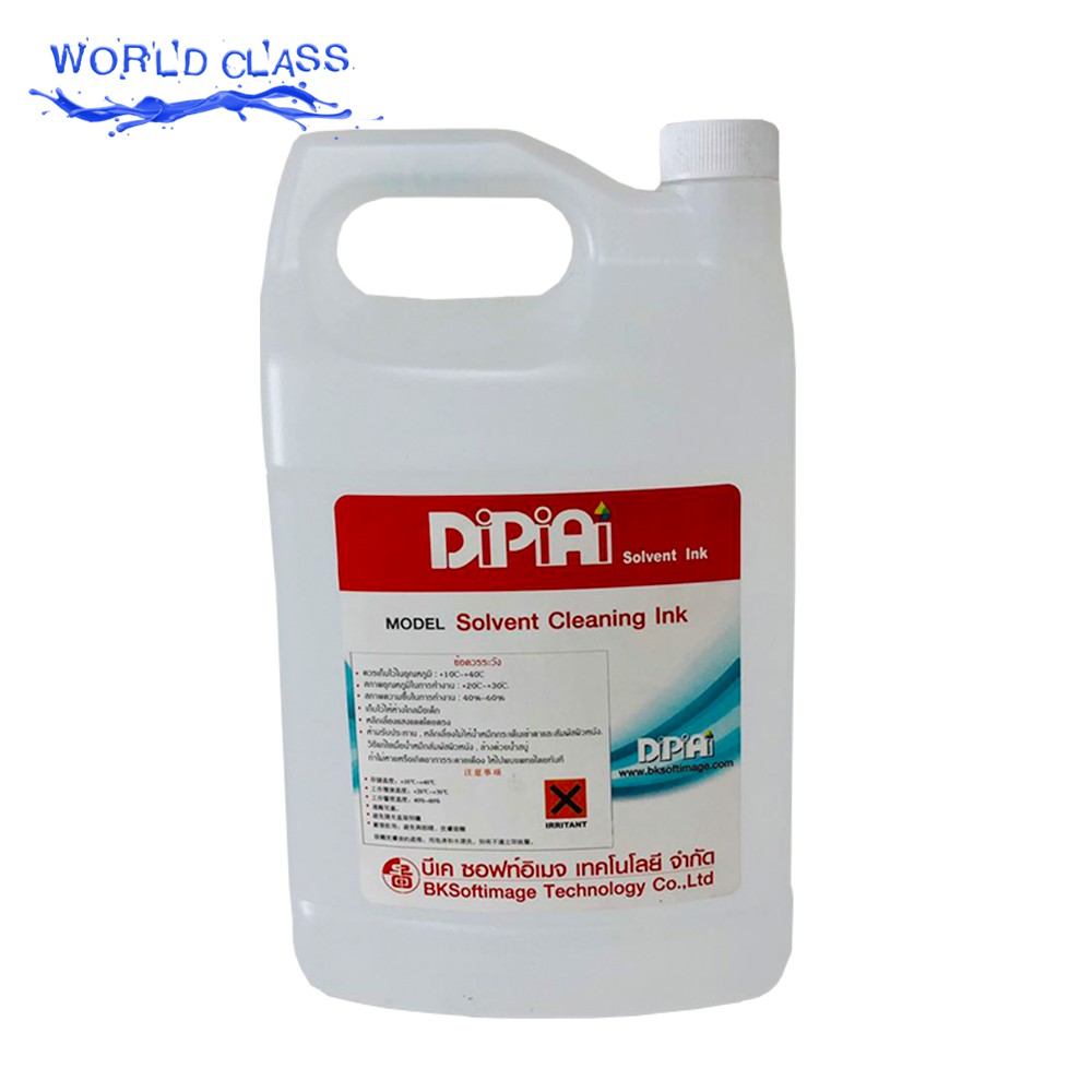 น้ำยาล้างหัวพิมพ์ Solvent flushing (4L) --- Solvent Flushing Printhead Cleaning 4L