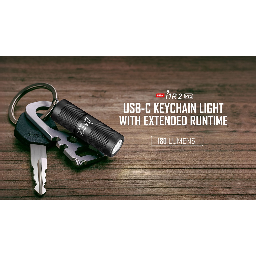 ไฟฉาย Olight i1R2 Pro ไฟฉายพกพาขนาดเล็ก ค่าความสว่าง180 Lumens ชาร์จไฟได้