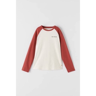 Zara Kids Stay Brave Long Sleeve Shirt