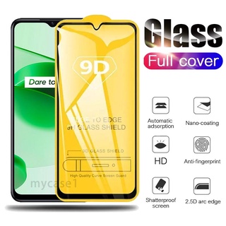 ฟิล์มกระจก สำหรับ แบบเต็มจอ 9D รุ่นใหม่ Realme C55 C53 C35 C33 C30s C30 C31 C25 C25s C25y C21 C21y C20 C17 C15 C12 C11 C3 4G 5G 2023