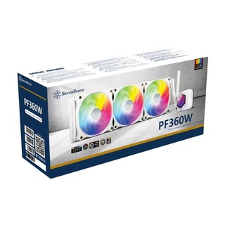 CPU LIQUID COOLER (ระบบระบายความร้อนด้วยน้ำ) SILVERSTONE PF360 A-RGB (WHITE)