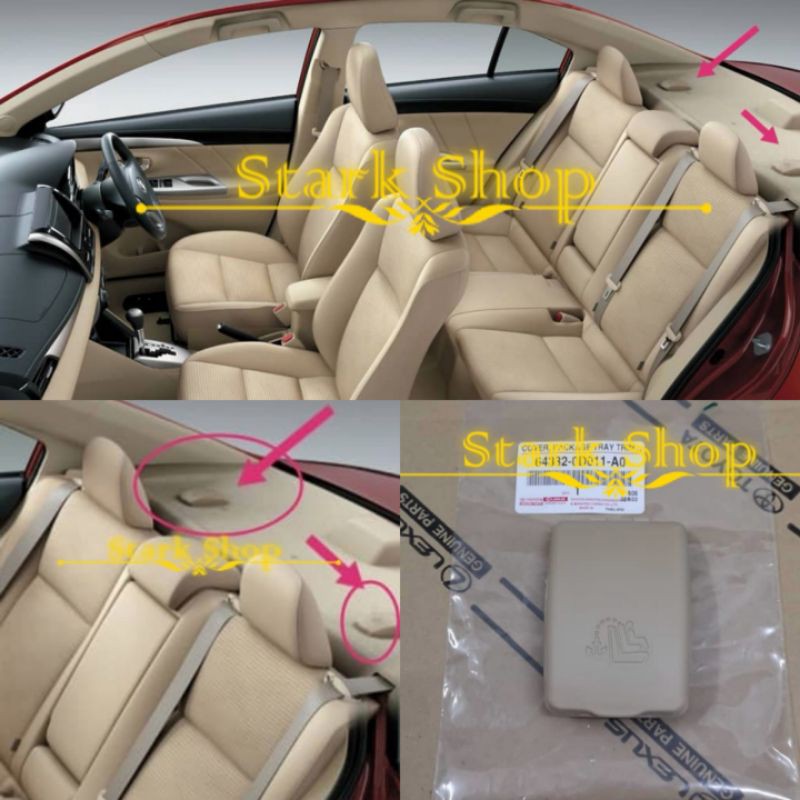 TOYOTA VIOS 2013 ~2018 NCP150 REAR SPEAKER TRIM TOP COVER (BIEGE)