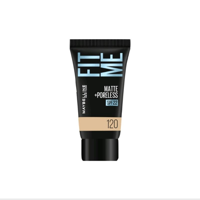 Maybelline fit me matte + poreless foundation ครีมรองพื้น ฟิตมี ขนาดทดลอง
