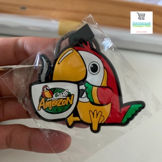 Cheapermall (พร้อมส่ง+แท้💯%) พวงกุญแจ นก อเมซอน อเมซอล cafe amazon