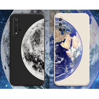 DMY Huawei Nova 5T case shockproof with moon planet printed design for huawei nova 3i 7se 4 3 2i Y6P Y7A Y9 2019 mate 20 pro P30 PRO P20 gift for friends