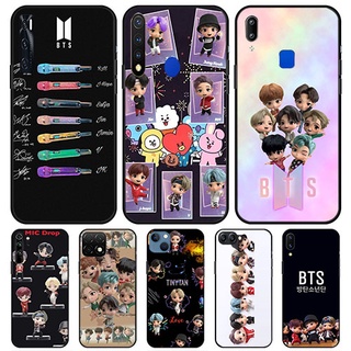 เคสโทรศัพท์มือถือแบบนิ่ม ลายการ์ตูน bt21 สีดํา สําหรับ Huawei 2i 2 Lite Y9 2019 Mate 20 20 Lite 20 Pro