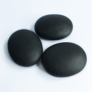 Spa Hot Stone Oval Volcano Energy Stone arc 9 * 7 Hot Compress 3 Pieces For Back and Waist