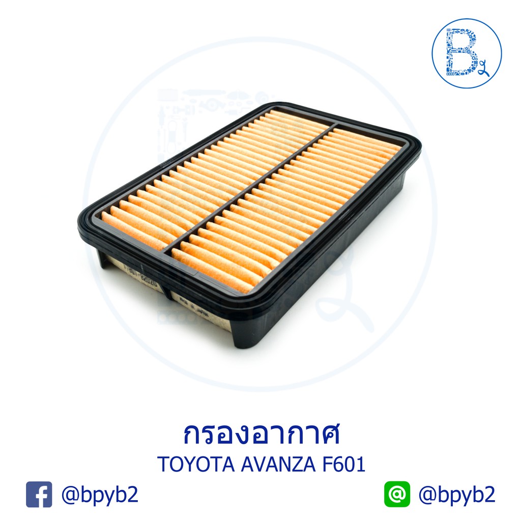 **อะไหล่แท้** กรองอากาศ TOYOTA AVANZA04-05 F604 เครื่อง 1.3