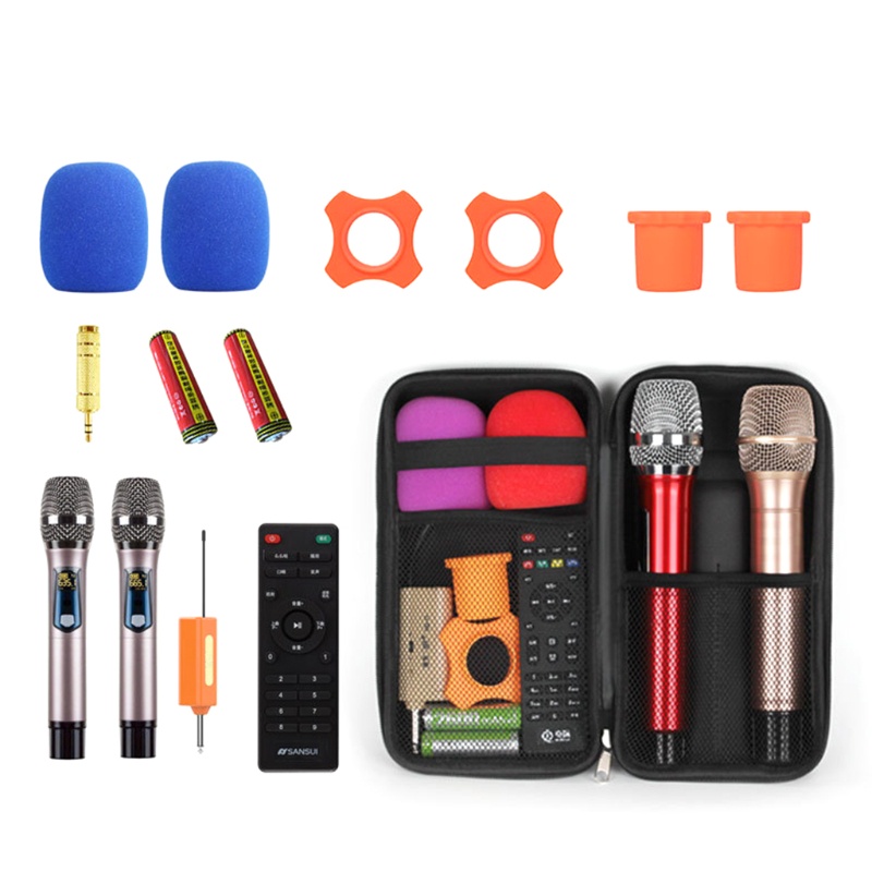 กระเป๋าเก็บไมโครโฟน Eva พร้อมกระเป๋าสําหรับใส่ไมโครโฟน