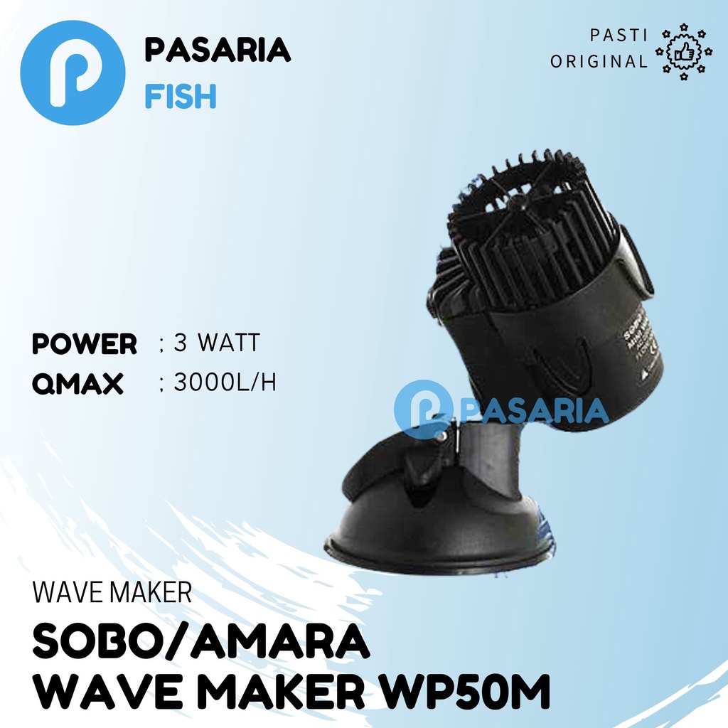 SOBO/AMARA WP50M Wavemaker/Aquarium Current Maker 3000 ลิตรต่อชั่วโมง (WP 50 M/WP50 M)