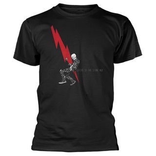 เสื้อยืด พิมพ์ลาย Queens Of The Stone Age Lightning Dude สไตล์คลาสสิก ไม่ซ้ําใคร สําหรับผู้ชาย HIinhj68IKhgap22S-5XL