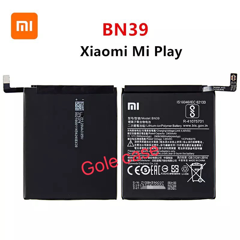 แบตเตอรี่ Xiaomi Mi play BN39 3000mAh รับประกัน 3 เดือน
