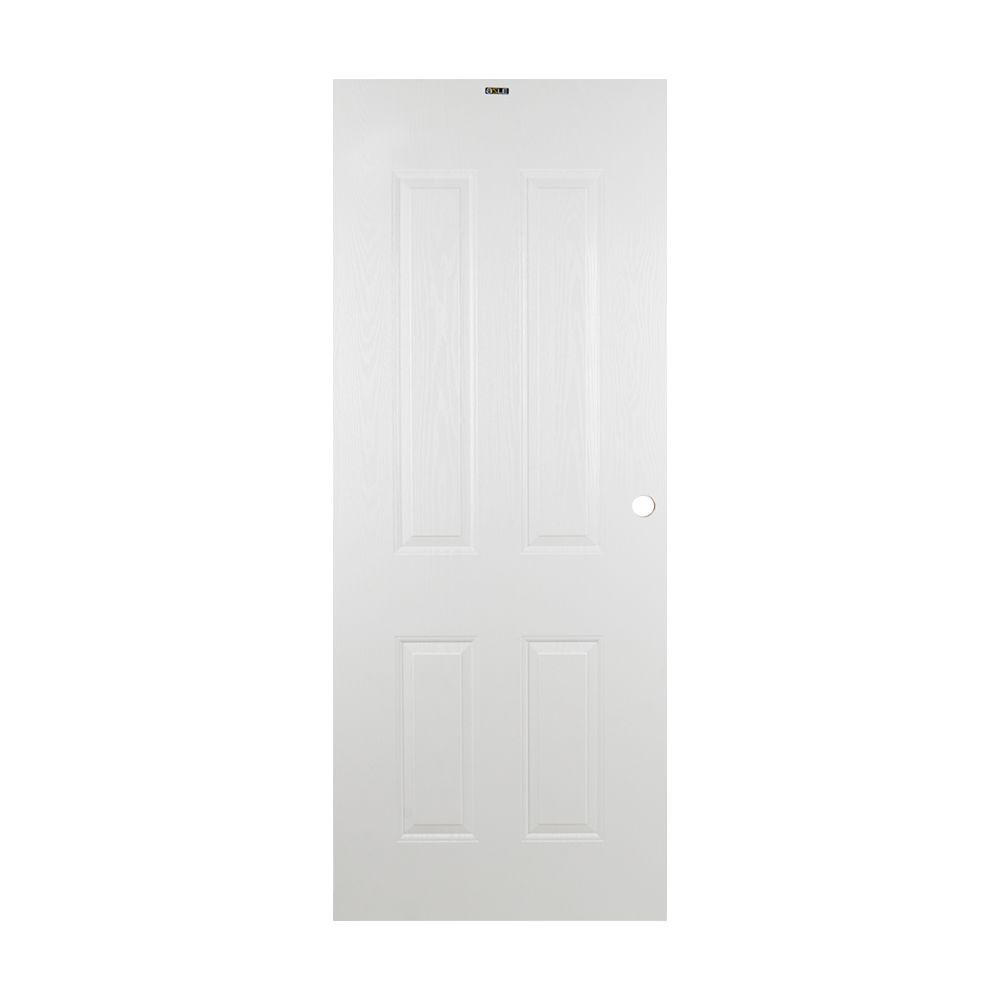 DOOR AZLE ET03 80X200CM UPVC WHITE ประตู AZLE ET-03 80x200 ซม. สีขาว ประตูบานเปิด ประตูและวงกบ ประตูและหน้าต่าง DOOR AZL