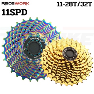 เฟืองหลังจักรยาน RACEWORK ขนาด11-28 Racework Ut R8000 11-28T road cycling Cassette THAIBIKE