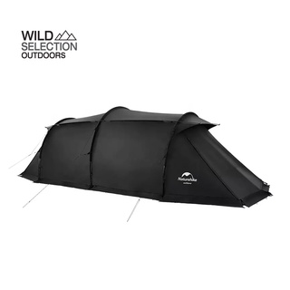 เต็นท์ Aries α tunnel tent Naturehike เต็นท์อุโมง UPF50+ Aries α tunnel tent for 4-6 man Black Vinyl Model NH22YW004