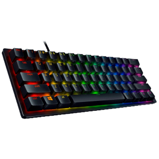 Razer Huntsman Mini 60% Optical Gaming Keyboard Linear Red Switch PBT Keycaps Detachable USB-C - US Layout (คีย์บอร์ด)