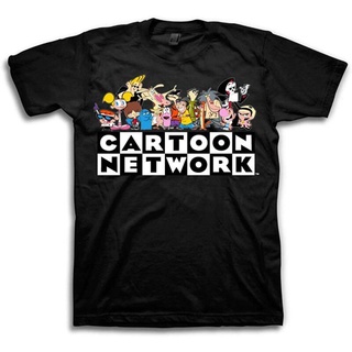 เสื้อยืดผู้ชาย Cartoon Network Mens Throwback Shirt - Jonny Bravo, Dexters แขนสั้น เสื้อยืดผู้ชาย