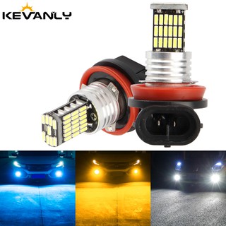 หลอดไฟตัดหมอก H1 H3 H11 H7 9005 9006 45Smd 4014 Canbus Daytime Running สําหรับรถยนต์ 2 ชิ้น