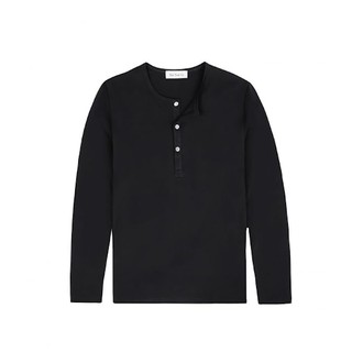 Knit Shirt Co. Henley Pima Long Sleeve เสื้อเฮนรี่แขนยาว