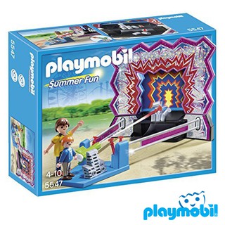 Playmobil 5547  Summer Fun Tin Can Shooting Game แอ็คชั่นฟิกเกอร์  ซัมเมอร์ เกมยิงกระป๋อง