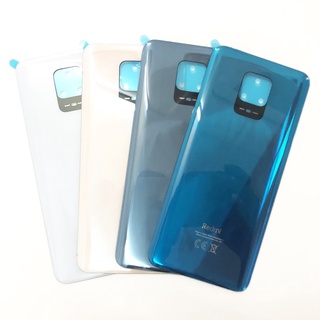 สําหรับ Xiaomi Redmi Note 9S Note 9 Pro Max ฝาครอบแบตเตอรี่ ด้านหลัง กระจก เคสด้านหลัง ฝาครอบแบตเตอรี่ เปลี่ยนได้