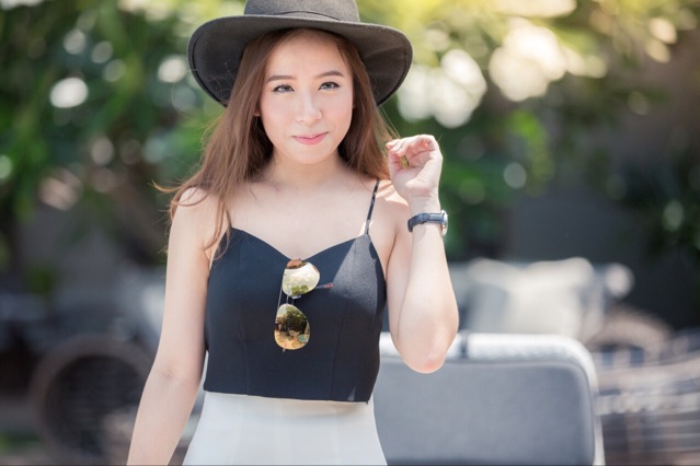 LJ011 Party Bra Top - Black