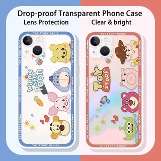 Lurrova เคส XiaoMi POCO M4 X4 Redmi 9 9A 9C 9T Redmi Note 9 9S 9 Pro Max Note 10 10S 10Pro Note 11 11S 11Pro เคสโทรศัพท์มือถือ ซิลิโคนนุ่ม ใส ลายการ์ตูน