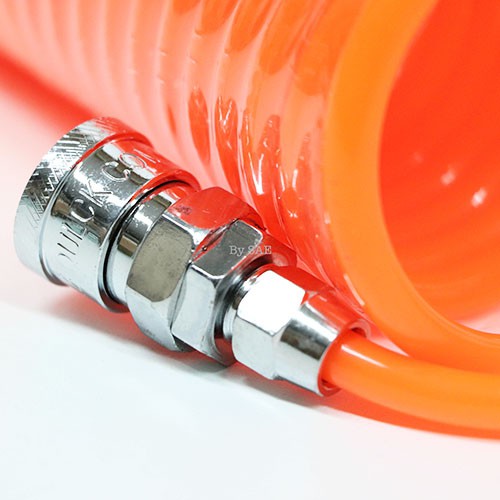 SAE สายลม PU สปริง 6 - 9 - 12 - 15 - 20 เมตร 5 x 8 มม. พร้อมคอปเปอร์ มี 6 แบบให้เลือก Berrylion - รูปที่ 3