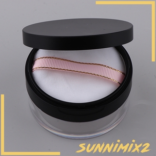 ( Sunnimix2 ) กล่องเปล่าสําหรับใส่เครื่องสําอางแป้งฝุ่น 20 กรัมสีดํา