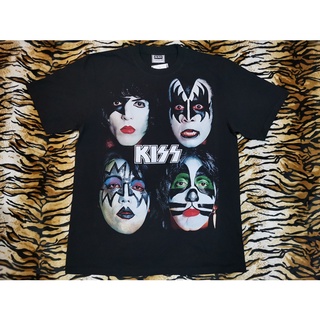 เสื้อ KISS สี่หน้าเฟี้ยวๆ สกรีนหน้าสวยมาก เสื้อวง เสื้อทัวร์ วงคิส มามะเบบี๋