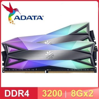 RAM ADATA XPG Spectrix D60G DDR4(3200)16GB (8GBX2)  (D60G/AX4U320038G16-DT60/RGB) KLEVV hyperx