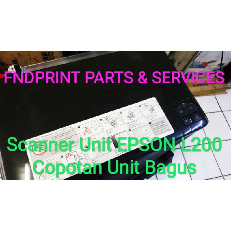 ใช้ EPSON L200 Scanner Assy มือสอง ถอดหน่วยดี
