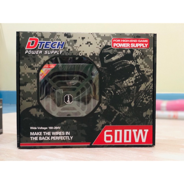 Psu 600w  full  Dtech ของใหม่มือ1 ของแท้