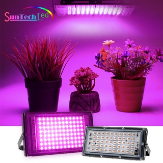 220V Full Spectrum LED Grow Light 50W/100W ไฟปลุกต้นไม้ ไฟช่วยต้นไม้ตัวเร็ว มีสวิตช์ปิดเปิด สายไฟยาว1.5โมตร