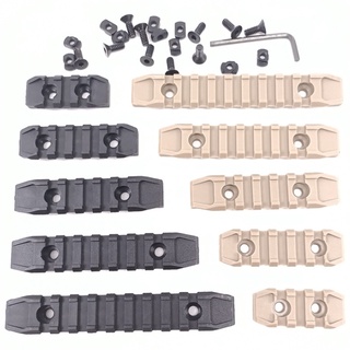 รางไนล่อน MLOK KEYMOD 3 5 7 9 ช่อง อุปกรณ์เสริม สําหรับตกแต่งก้างปลา 1 ชุด